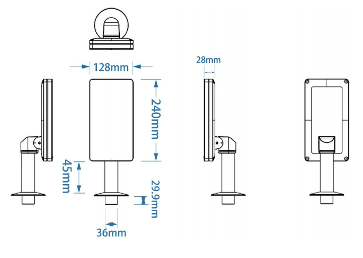 双目活体人脸识别一体机